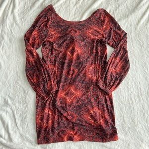 Long sleeve billabong dress